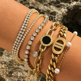 elegant tennis bracelet for ladies 
