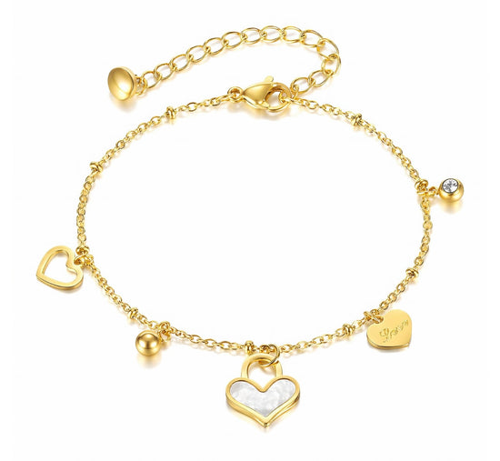 Cuore bianco bracelet