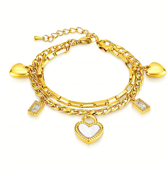heart bracelet gift for the unisex